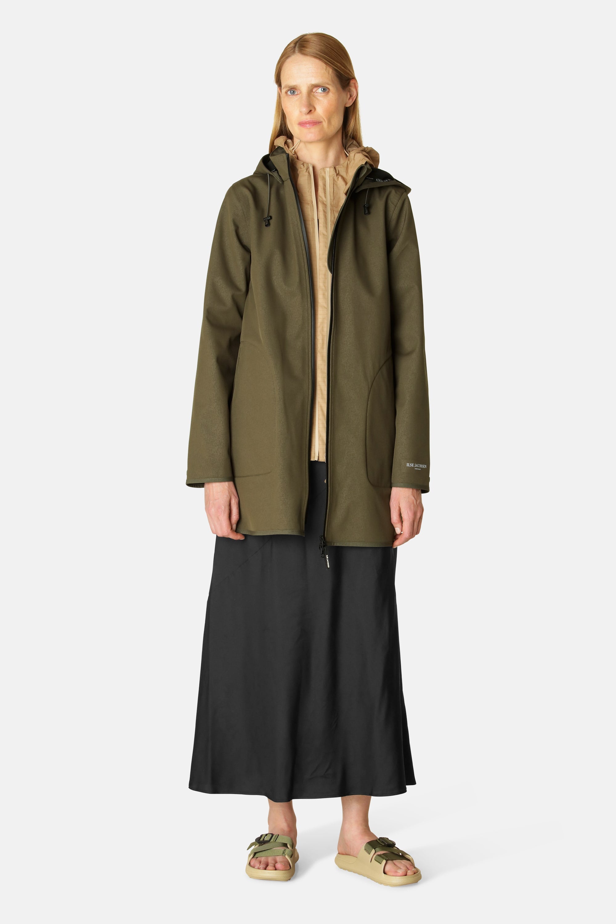 Softshell Regnjakke A-form - Army